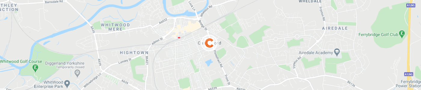 junk-removal-Castleford-map