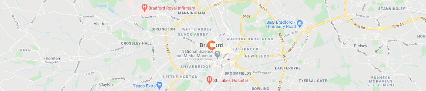 man-and-van-clearance-Bradford-map