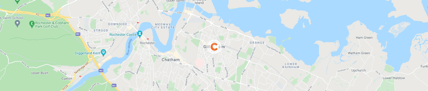 garden-clearance-Gillingham-map