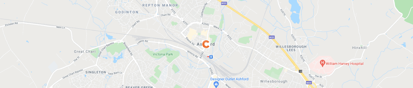 office-clearance-Ashford-map