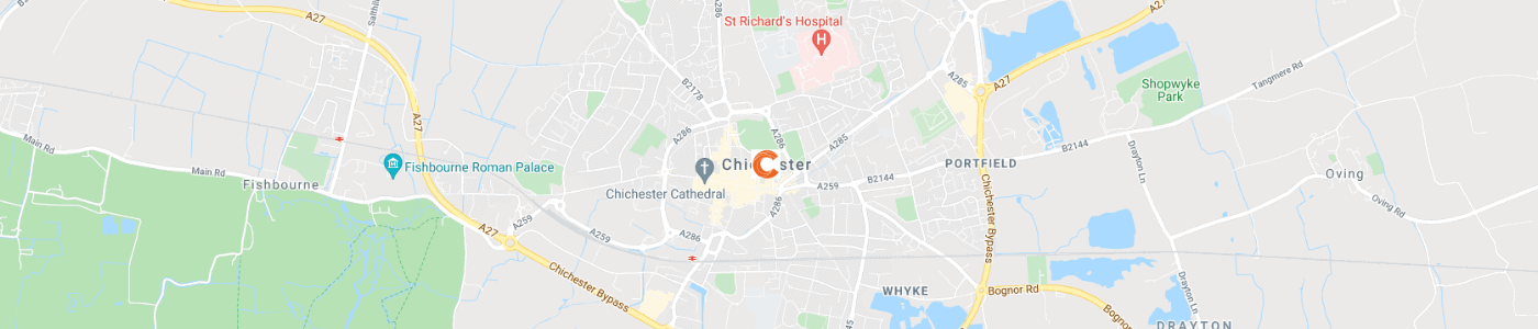 fridge-removal-Chichester-map