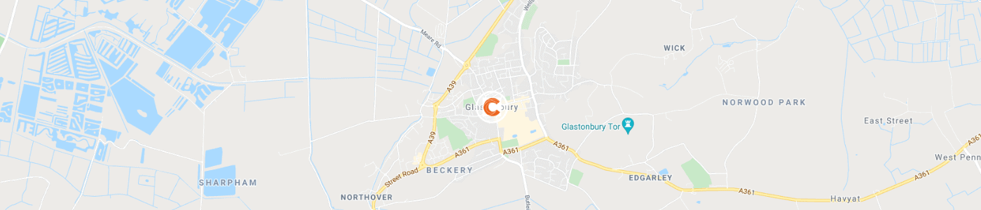 office-clearance-Glastonbury-map