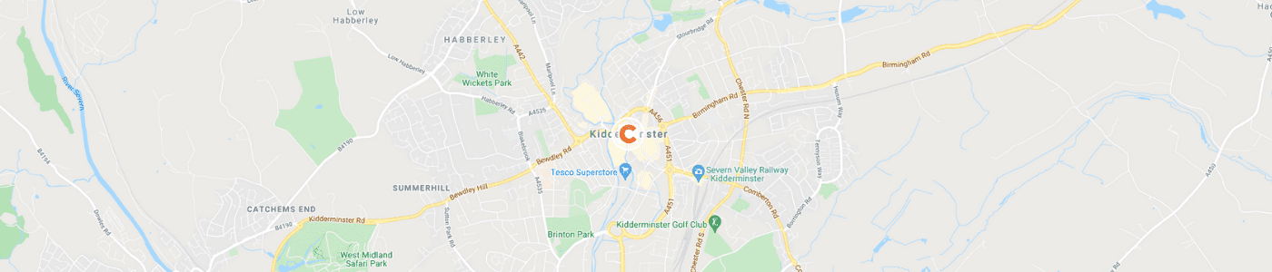 fridge-removal-Kidderminster-map