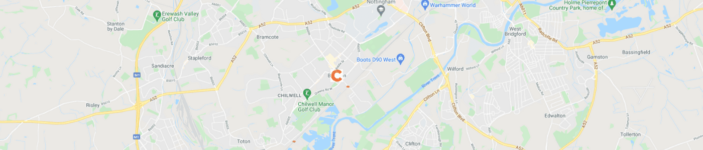 fridge-removal-Beeston-map