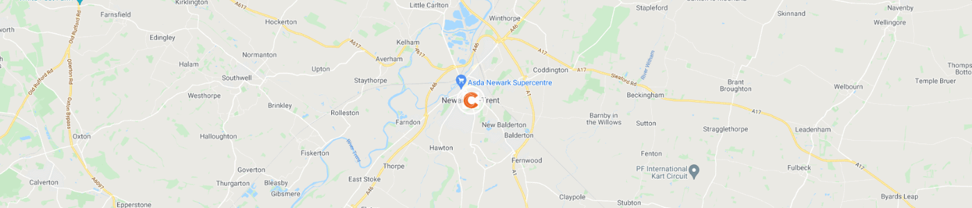 garden-clearance-Newark-on-Trent-map