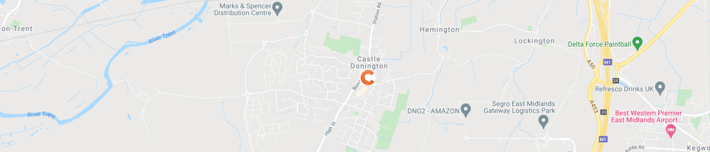 office-clearance-Castle-Donington-map