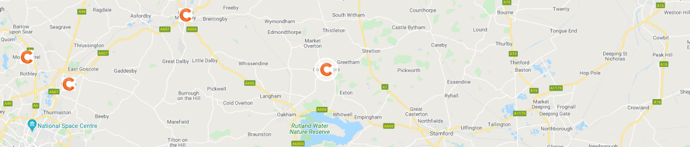 fridge-removal-Cottesmore-map