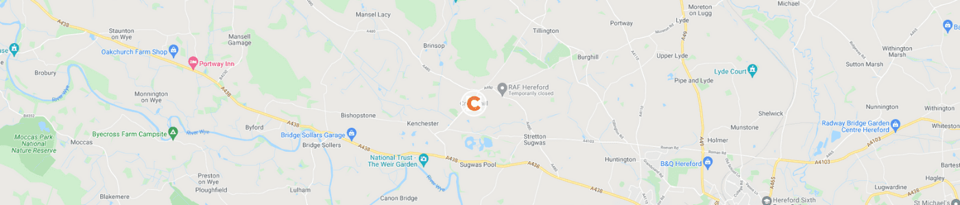 fridge-removal-Credenhill-map