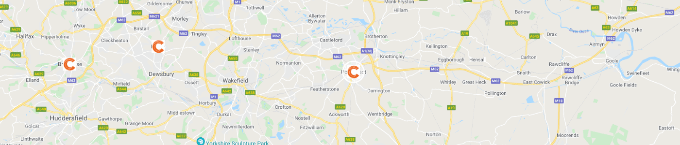 office-clearance-Pontefract-map