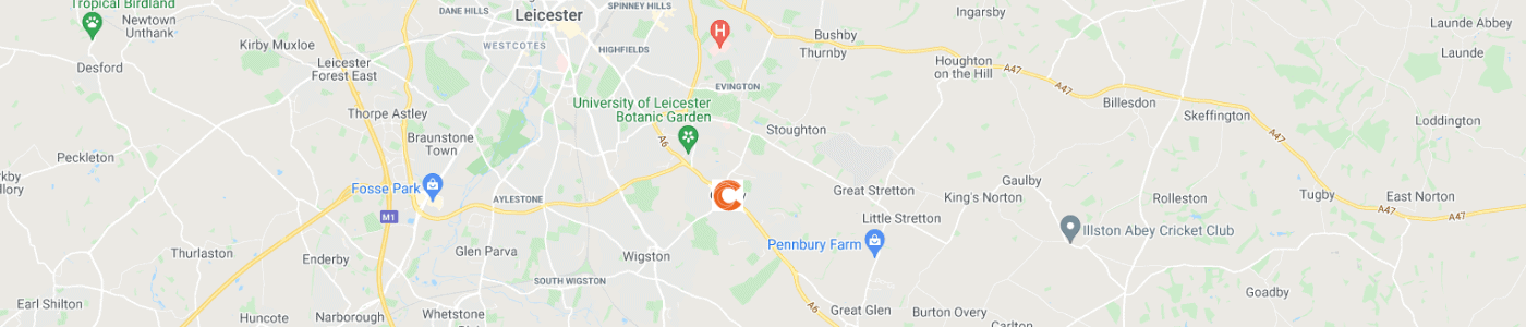 rubbish-removal-Oadby-map