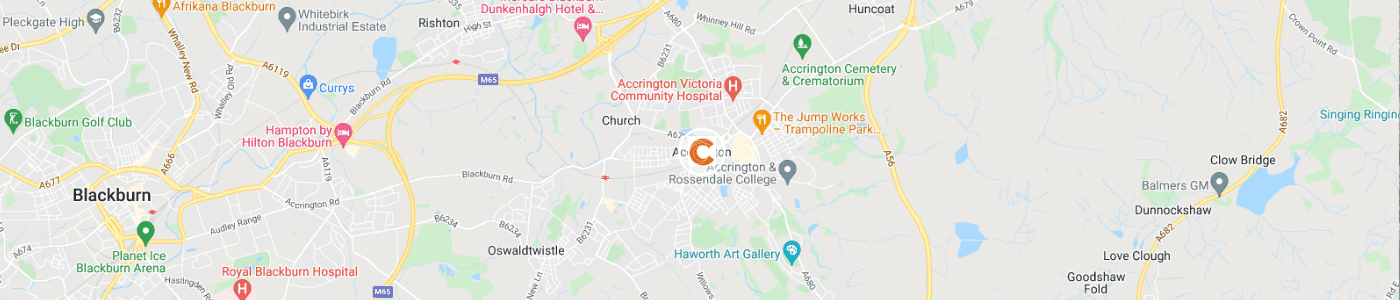 garden-clearance-Accrington-map