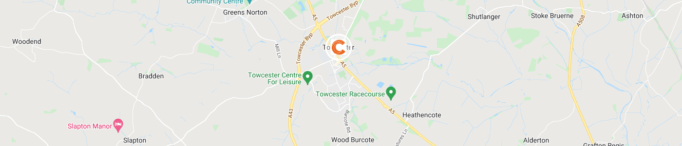fridge-removal-Towcester-map
