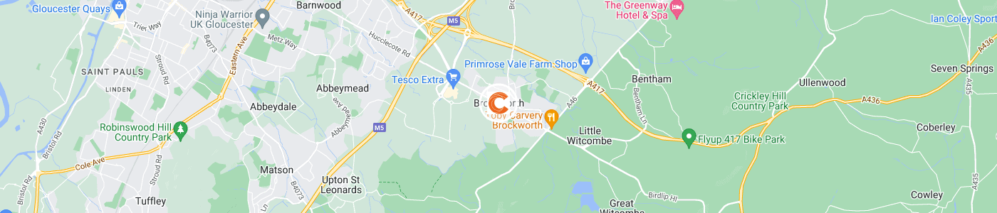 fridge-removal-Brockworth-map