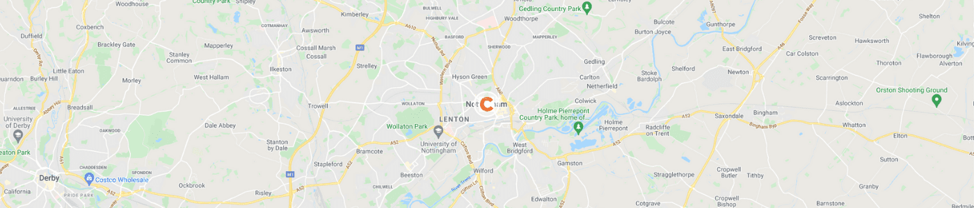 fridge-removal-Nottingham-map