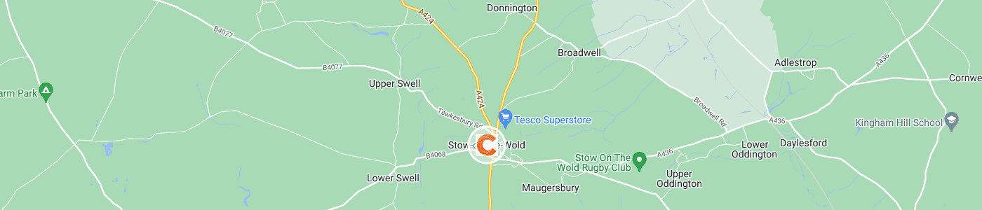 fridge-removal-Stow-on-the-Wold-map