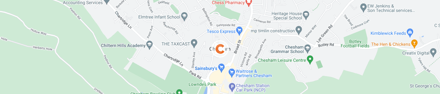 fridge-removal-Chesham-map