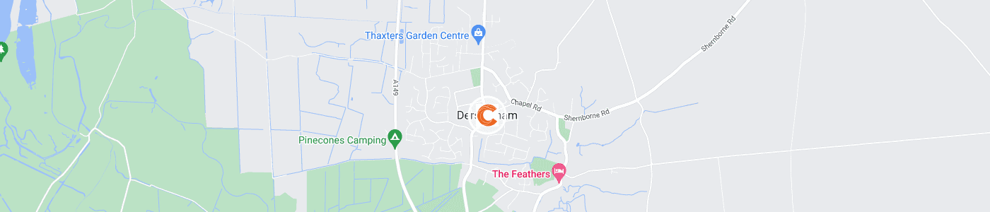 fridge-removal-Dersingham-map