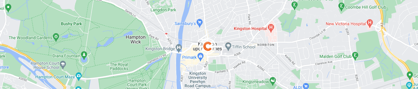 fridge-removal-Kingston-upon-Thames-map