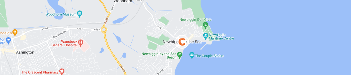 fridge-removal-Newbiggin-by-the-Sea-map