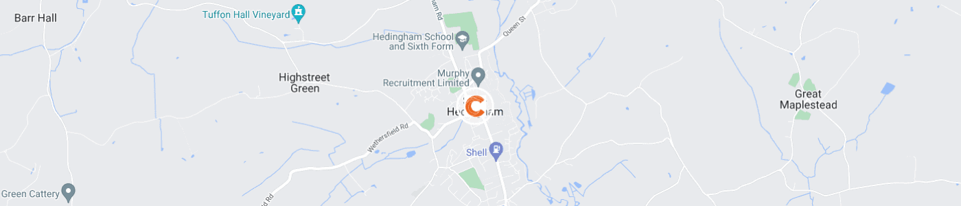 fridge-removal-Sible-Hedingham-map
