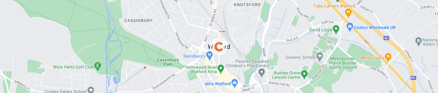 fridge-removal-Watford-map