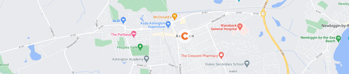 sofa-removal-Ashington-map