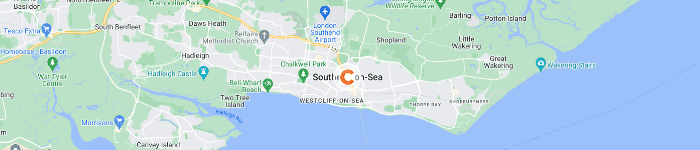 sofa-removal-Southend-on-Sea-map