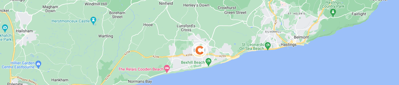 rubbish-removal-Bexhill-map