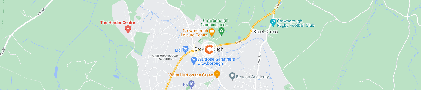rubbish-removal-Crowborough-map