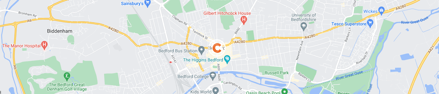 garden-clearance-Bedford-map
