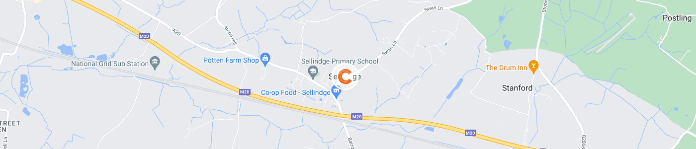 fridge-removal-Sellindge-map