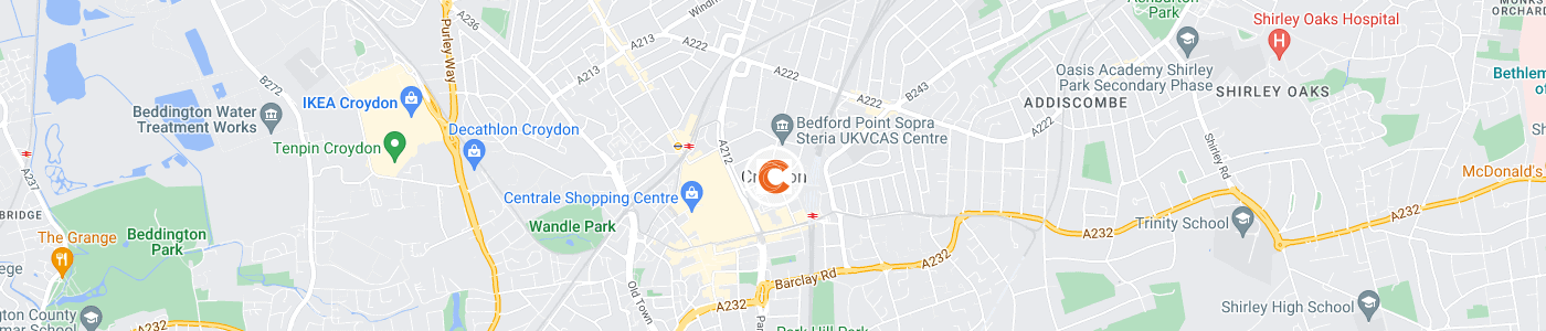office-clearance-Croydon-map