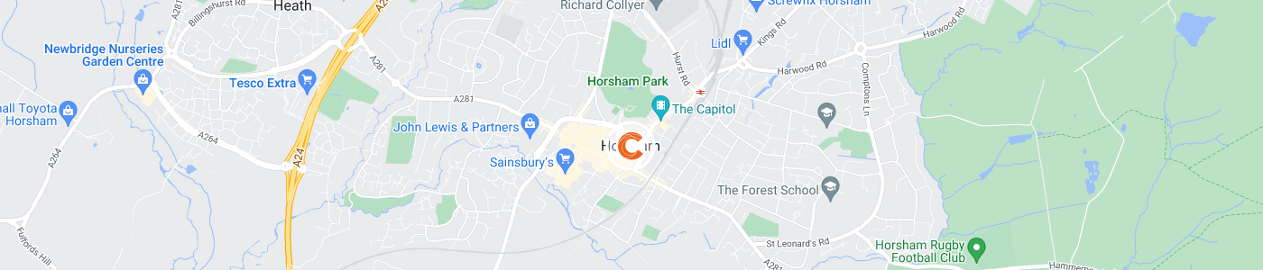 garden-clearance-Horsham-map