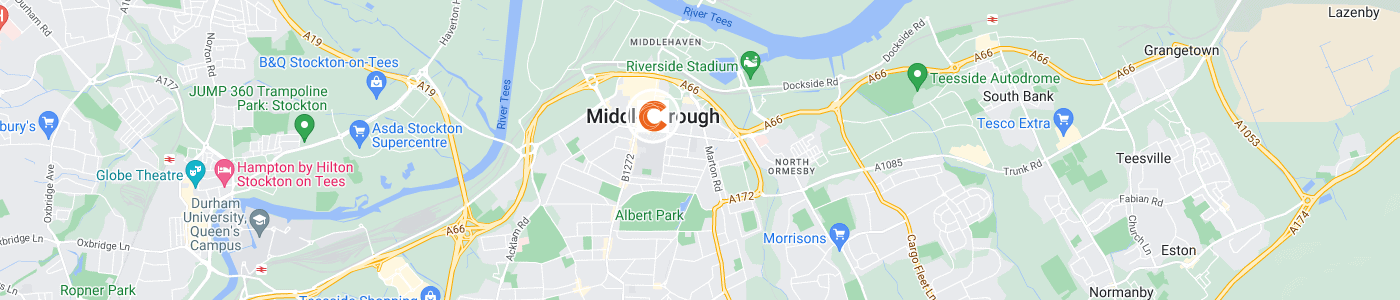 rubbish-removal-Middlesbrough-map