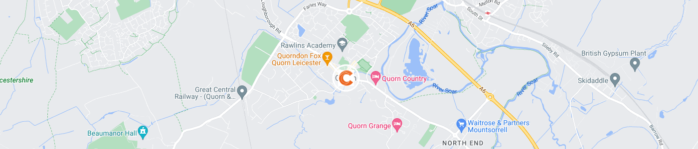 bed-and-mattress-collection-Quorn-map