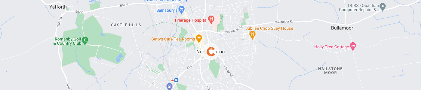 fridge-removal-Northallerton-map