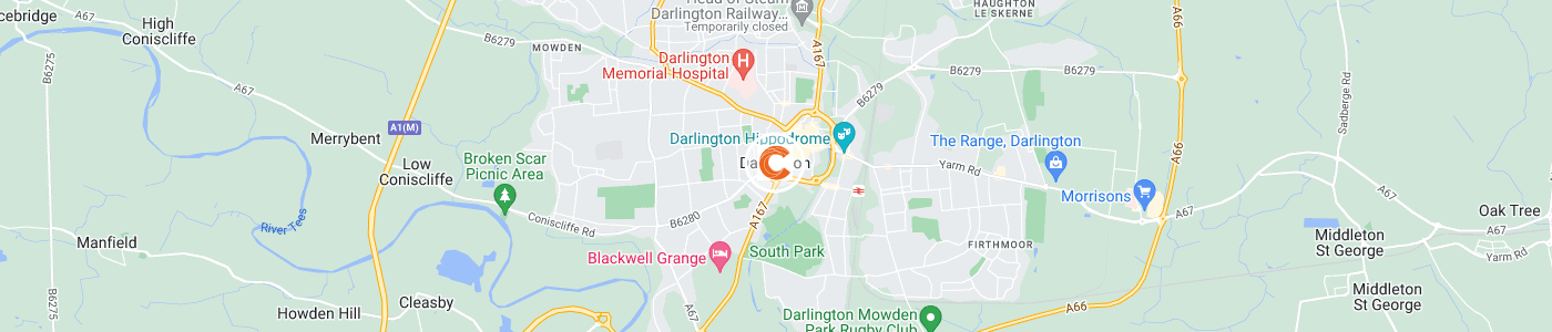 garden-clearance-Darlington-map