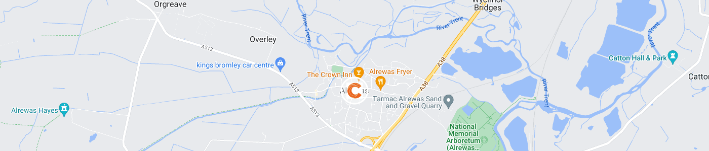 sofa-removal-Alrewas-map