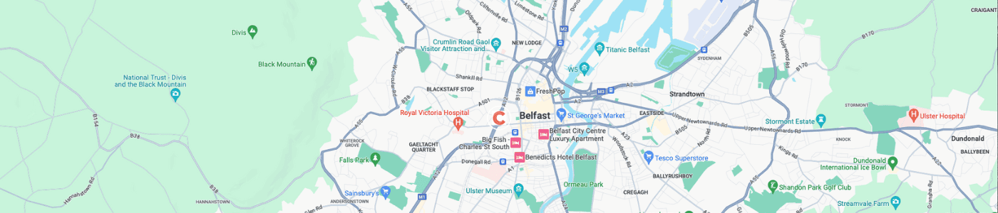 fridge-removal-Belfast-map