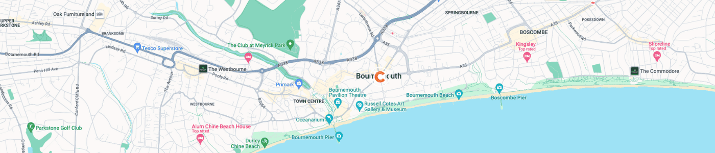 fridge-removal-Bournemouth-map