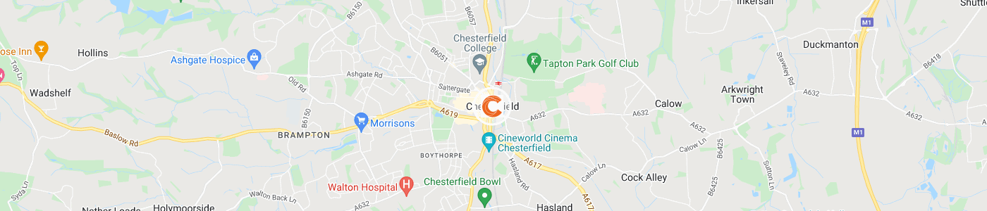 fridge-removal-Chesterfield-map