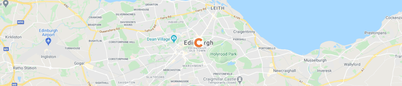 fridge-removal-Edinburgh-map