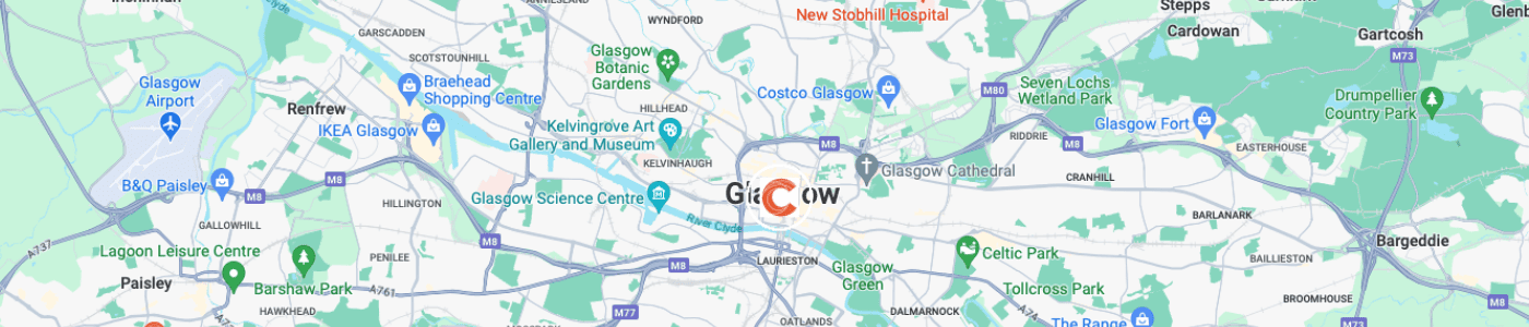 fridge-removal-Glasgow-map