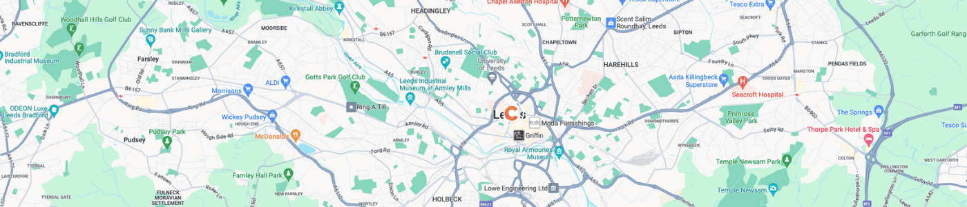 fridge-removal-Leeds-map
