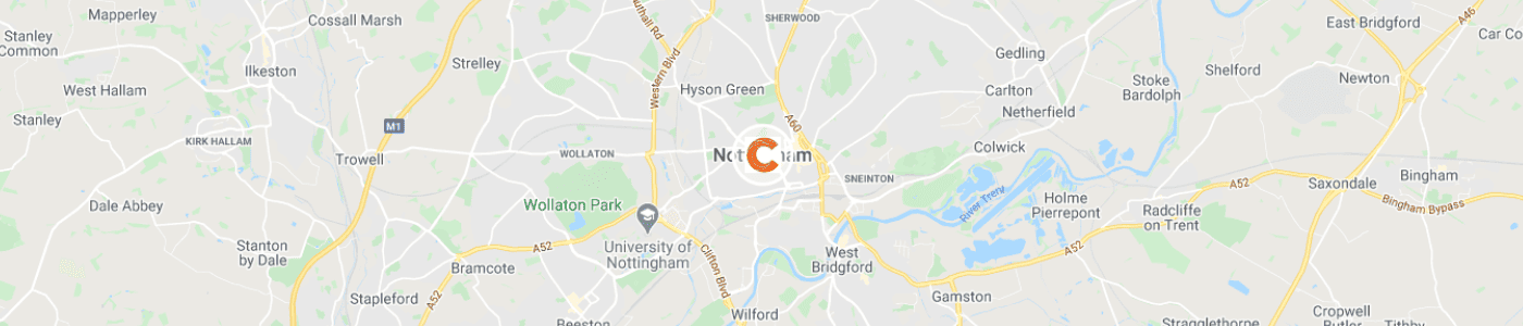 fridge-removal-Nottingham-map
