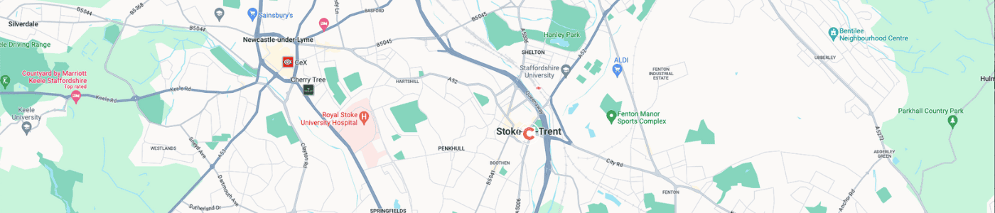 fridge-removal-Stoke-on-Trent-map