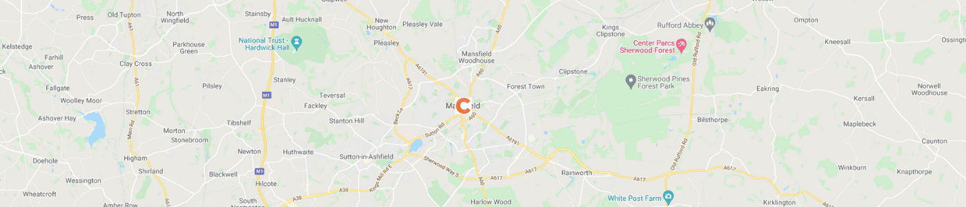 garden-clearance-Mansfield-map