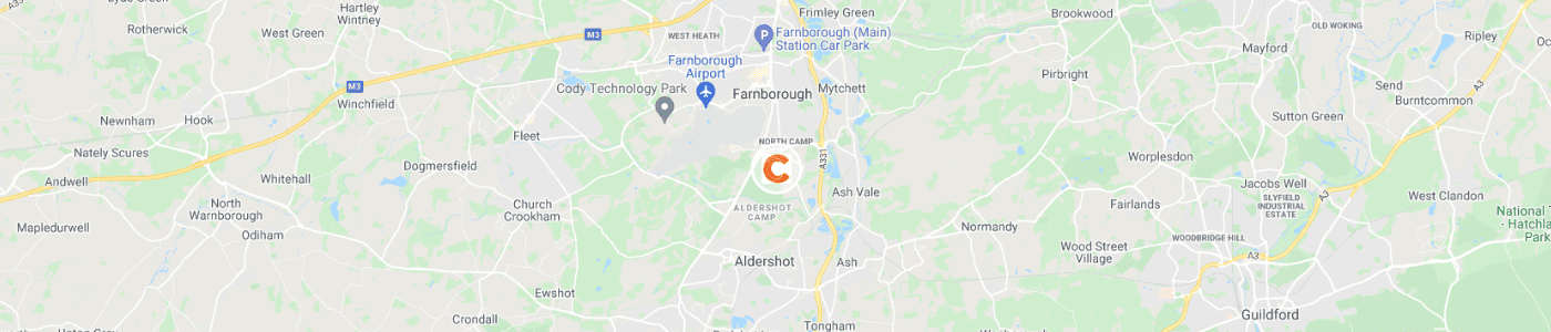 office-clearance-Aldershot-map
