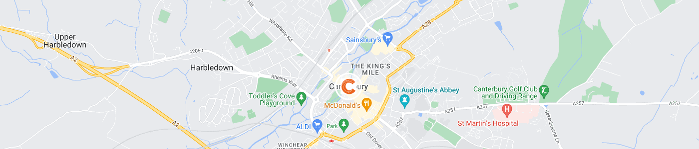 office-clearance-Canterbury-map