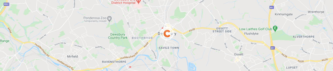 fridge-removal-Dewsbury-map
